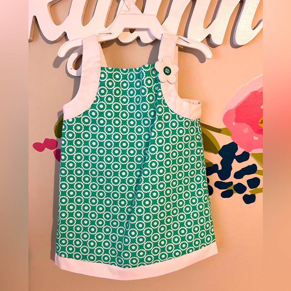 12m teal summertime dress. Like new condition.